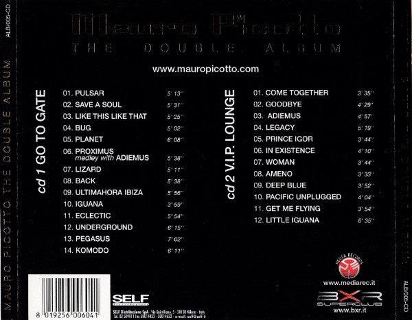 Mauro Picotto : The Double Album (2xCD, Album, P/Mixed)