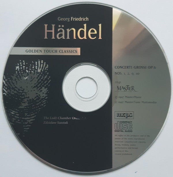 Georg Friedrich Händel, Lodz Chamber Orchestra, Zdzisław Szostak : Concerti Grossi Op.6 Nos. 1, 2, 9, 10 (CD)