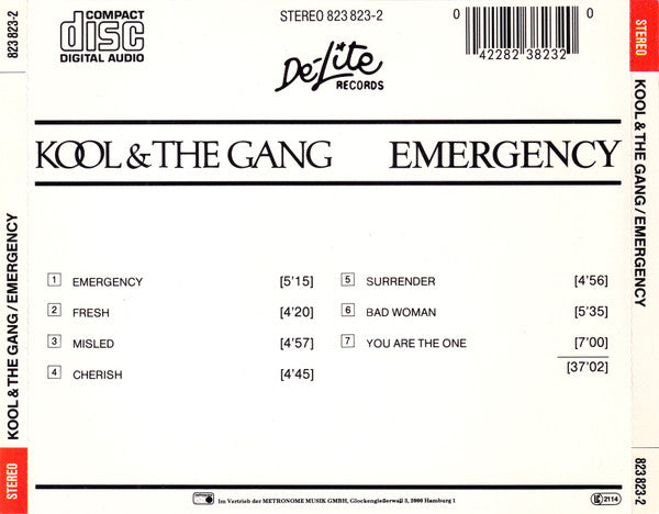 Kool & The Gang : Emergency (CD, Album, RE)