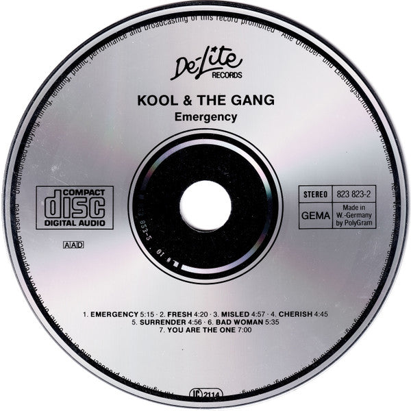 Kool & The Gang : Emergency (CD, Album, RE)