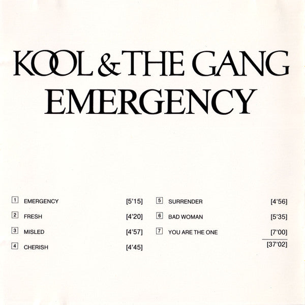 Kool & The Gang : Emergency (CD, Album, RE)