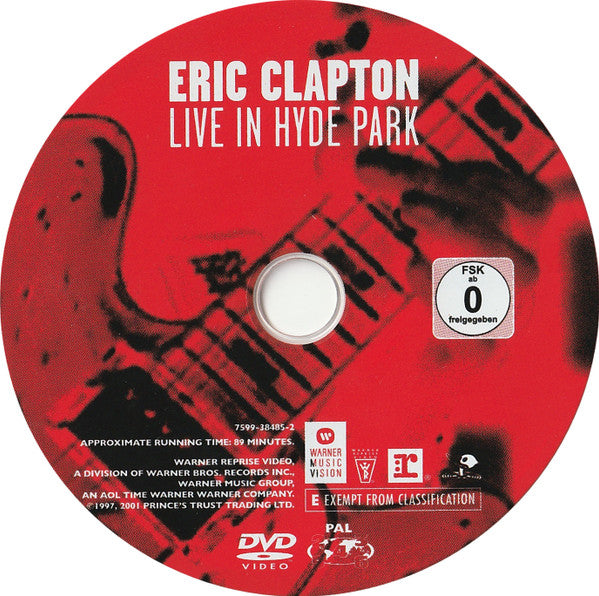 Eric Clapton : Live In Hyde Park (DVD-V, Copy Prot., Multichannel, PAL, Dol)