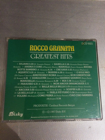 Rocco Granata : Greatest Hits (CD, Comp)