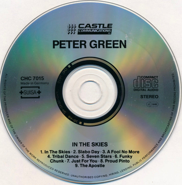 Peter Green (2) : In The Skies (CD, Album, RE)