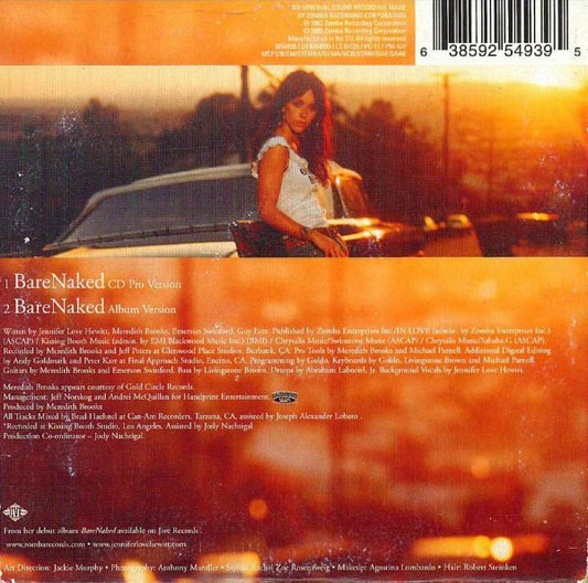 Jennifer Love Hewitt : BareNaked (CD, Single, Car)