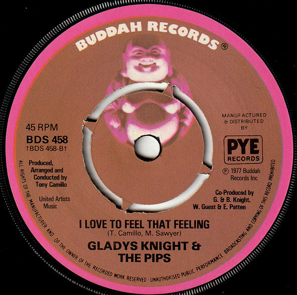 Gladys Knight And The Pips : Baby, Don't Change Your Mind (7", Single)