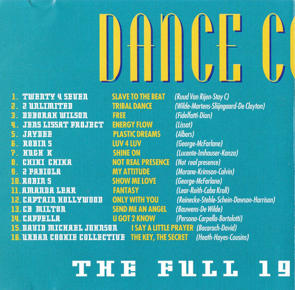 The Unity Mixers : Dance Computer - The Full 1993 Megamix 1 (CD, Mixed)