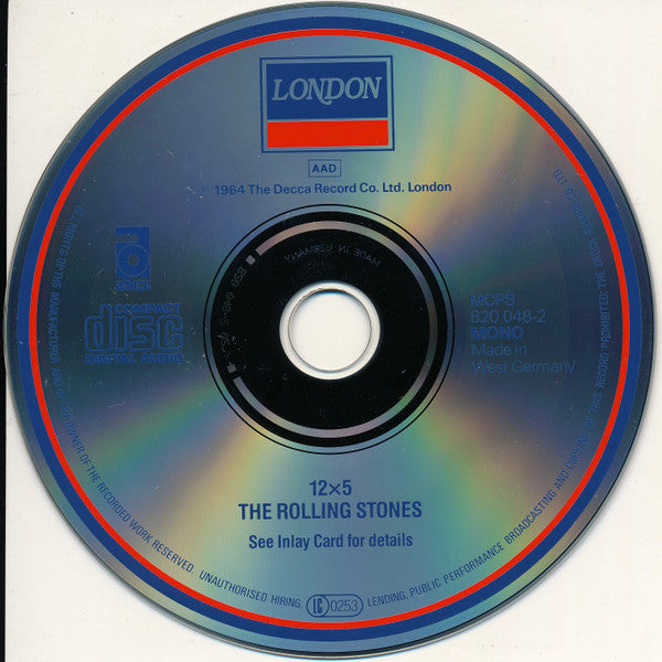 The Rolling Stones : 12 X 5 (CD, Album, Mono, RE, RM)