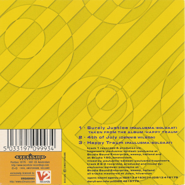 Daryll-Ann : Surely Justice (CD, Single)