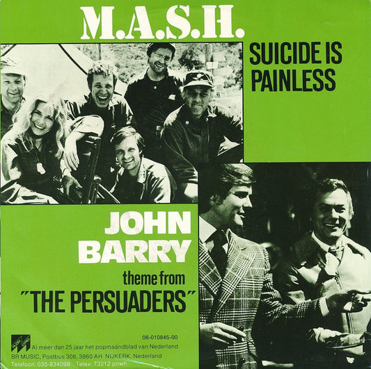 The Mash / John Barry : Suicide Is Painless / Theme From "The Persuaders" (7", RE)