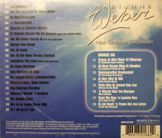 Marianne Weber : Haar Grootste Successen (2xCD, Comp)