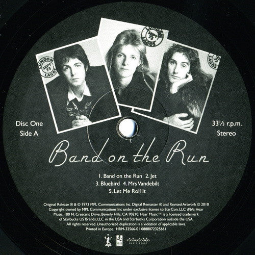 Wings (2) : Band On The Run (2xLP, Album, RE, RM, 180)