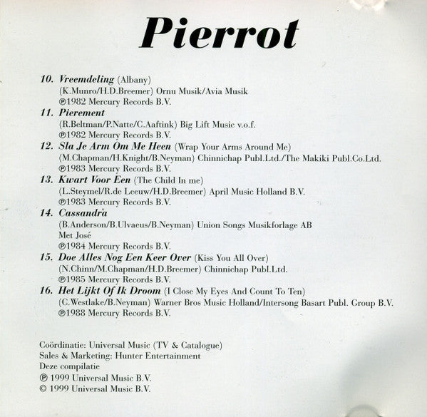 Bonnie St. Claire : Pierrot (CD, Comp)
