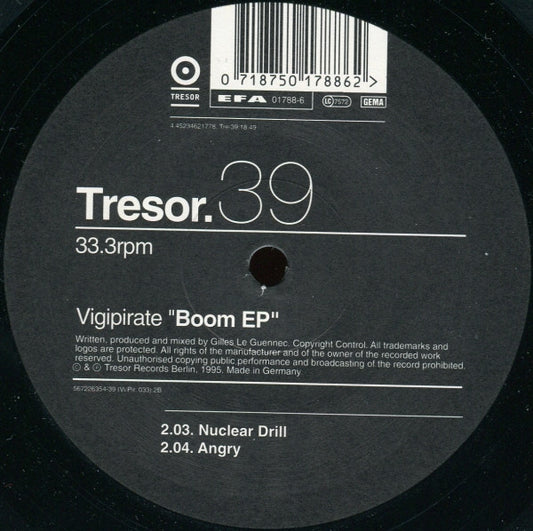Vigipirate : Boom EP (12", EP)