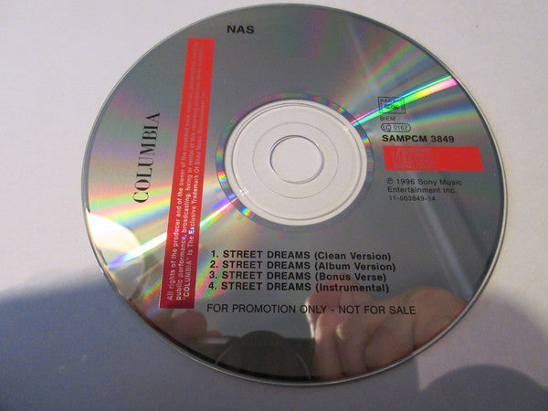 Nas : Street Dreams (CD, Maxi, Promo)