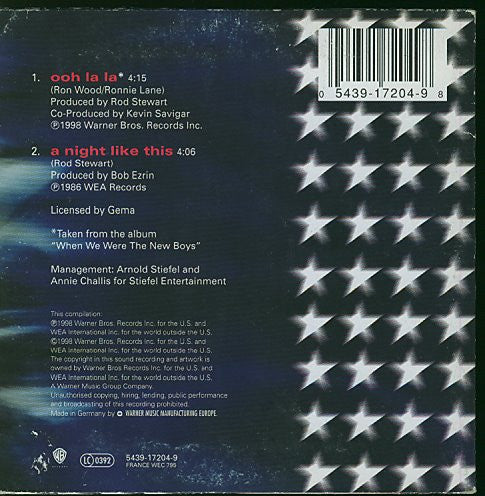Rod Stewart : Ooh La La (CD, Single, Car)