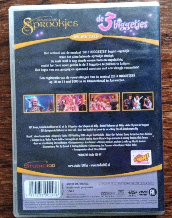K3 : De 3 Biggetjes - De Musical (DVD-V)