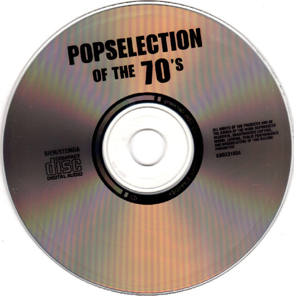 Various : Popselection Of The 70's (3xCD, Comp + Box)