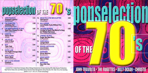 Various : Popselection Of The 70's (3xCD, Comp + Box)