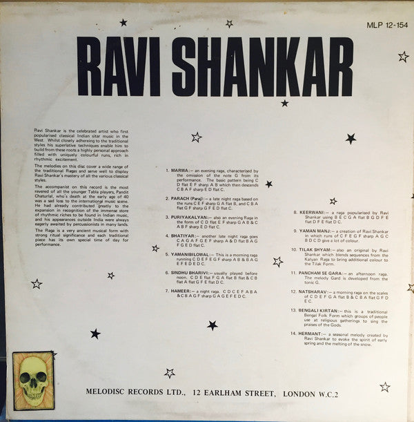 Ravi Shankar : The Exciting Music Of Ravi Shankar (LP, Comp, Red)