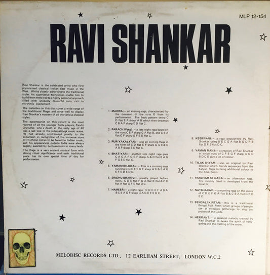 Ravi Shankar : The Exciting Music Of Ravi Shankar (LP, Comp, Red)