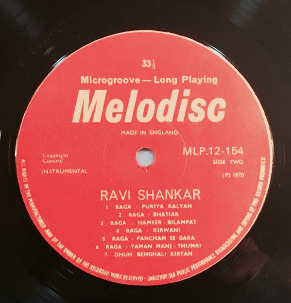 Ravi Shankar : The Exciting Music Of Ravi Shankar (LP, Comp, Red)