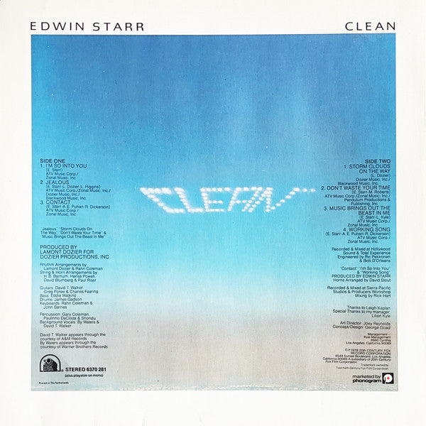 Edwin Starr : Clean (LP, Album)