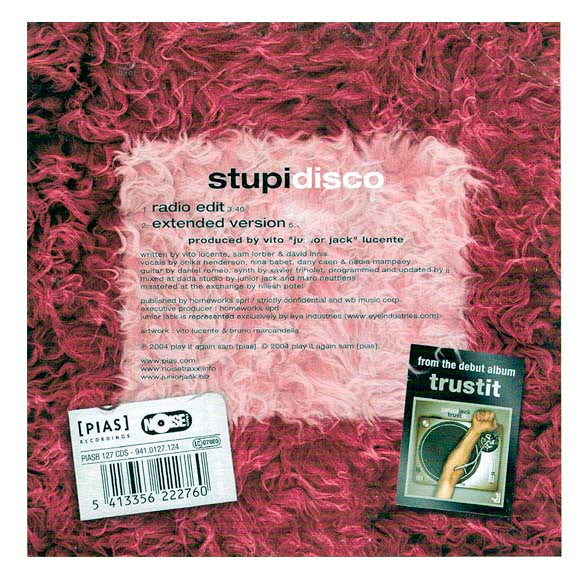 Junior Jack : Stupidisco (Minimax, Single, Car)