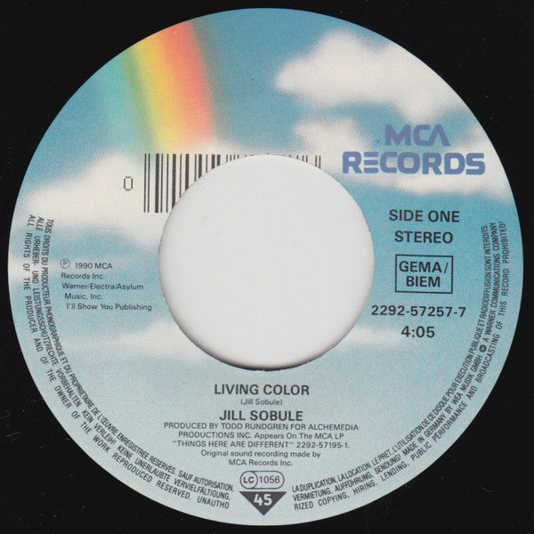 Jill Sobule : Living Color (7", Single)