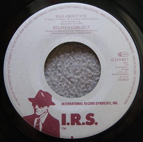 Belinda Carlisle : Mad About You (7", Single)