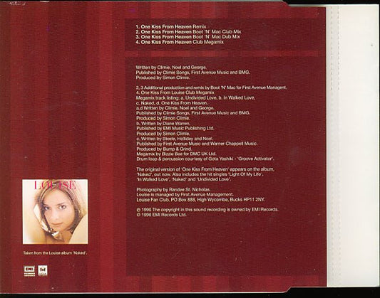 Louise : One Kiss From Heaven (CD, Maxi)