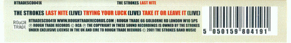 The Strokes : Last Nite (CD, Single, Ltd, CD2)