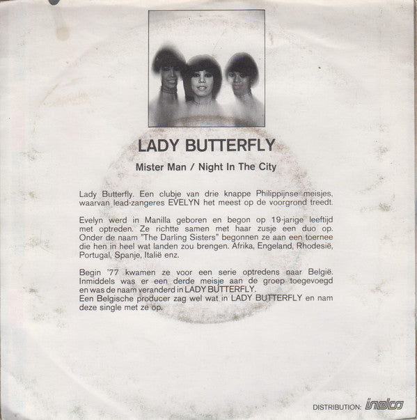 Lady Butterfly : Mister Man (7", Single)