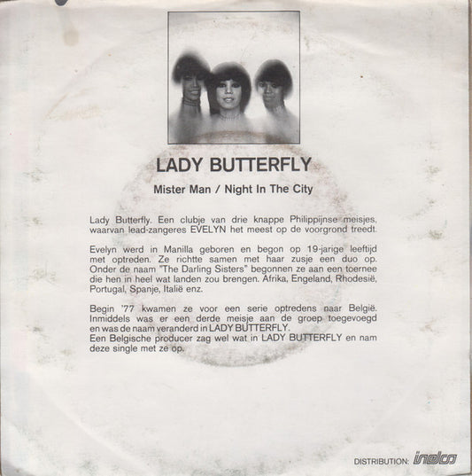 Lady Butterfly : Mister Man (7", Single)