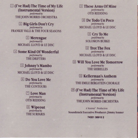Various : More Dirty Dancing (More Original Music From The Hit Motion Picture "Dirty Dancing") (CD, Album, Comp, RP)