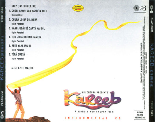 Anu Malik : Kareeb (Instrumental) (CD)