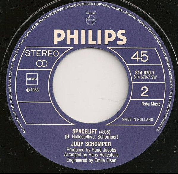 Judy Schomper : Layla (7")