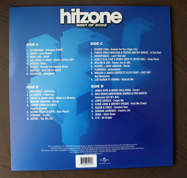 Various : Hitzone: Best Of 2022 (2xLP, Comp, Blu)