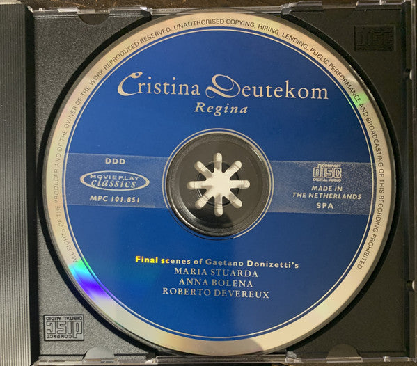 Cristina Deutekom : Regina (CD)