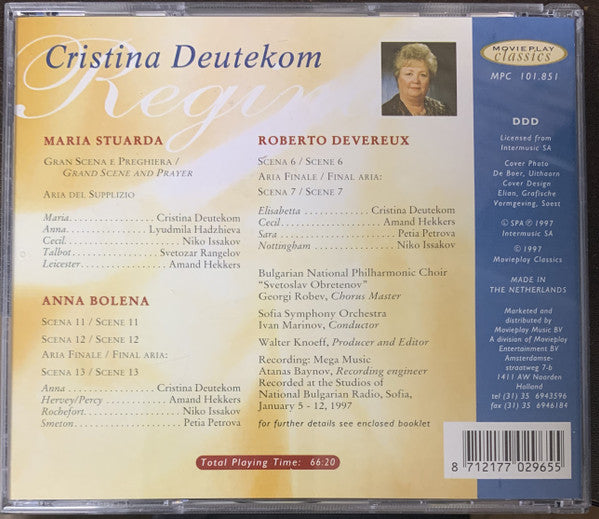 Cristina Deutekom : Regina (CD)