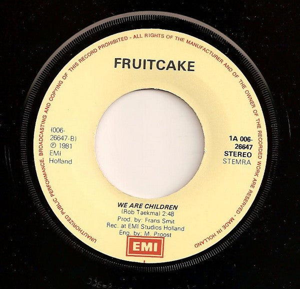 Fruitcake : Fruitcake (If You Wanna Stomp And Shake) (7", Single)
