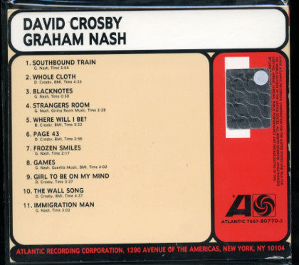 Crosby & Nash : Graham Nash, David Crosby (CD, Album, RE, RM)