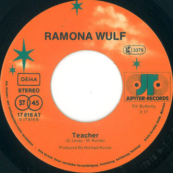 Ramona Wulf : Natural Man (I'm A Natural Woman) (7", Single)