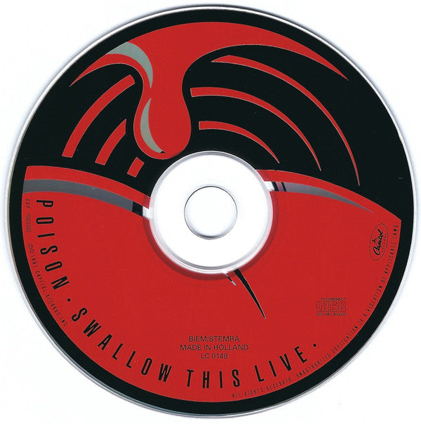 Poison (3) : Swallow This Live (CD, Album)