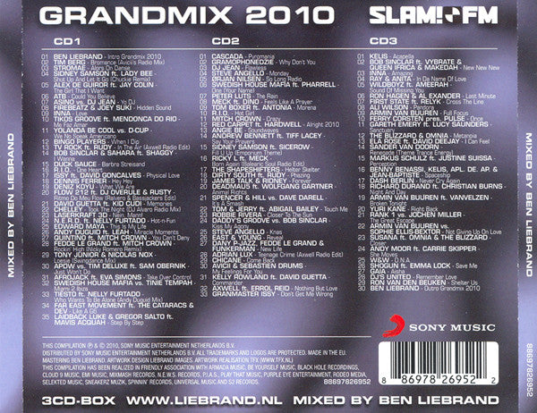 Ben Liebrand : Grandmix 2010 (3xCD, Mixed)