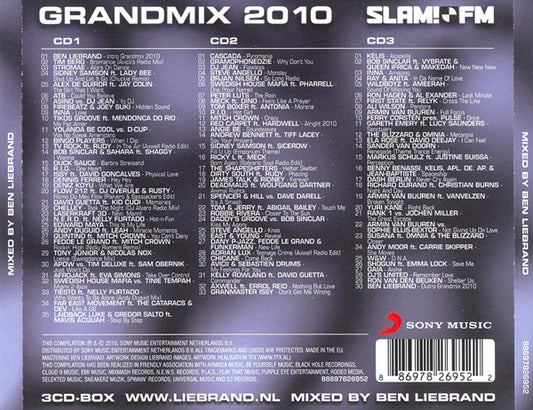 Ben Liebrand : Grandmix 2010 (3xCD, Mixed)