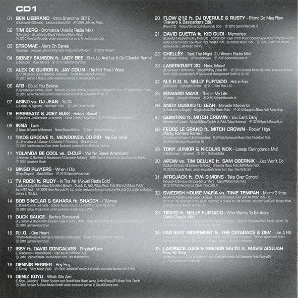 Ben Liebrand : Grandmix 2010 (3xCD, Mixed)