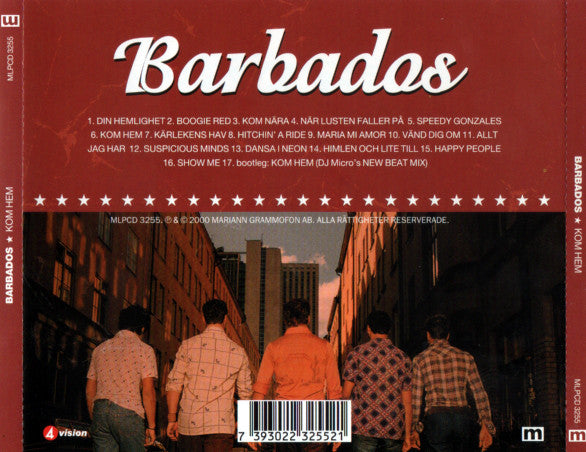 Barbados (2) : Kom Hem (CD, Album)