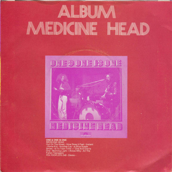Medicine Head (2) : Slip And Slide (7", Single)