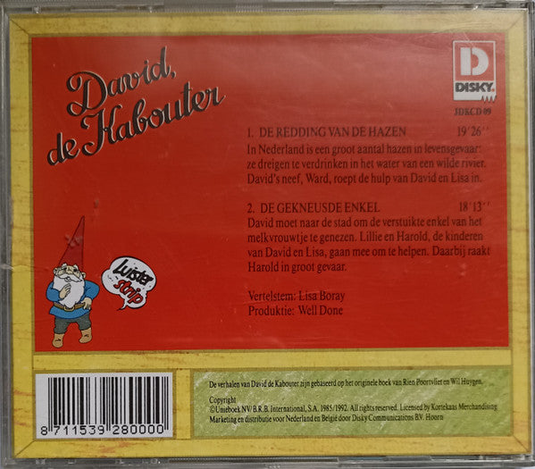 David de Kabouter : De Redding Van De Hazen / De Gekneusde Enkel (CD)